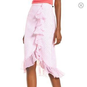 LOVERS + FRIENDS Suffolk Skirt Ruffle Midi Skirt